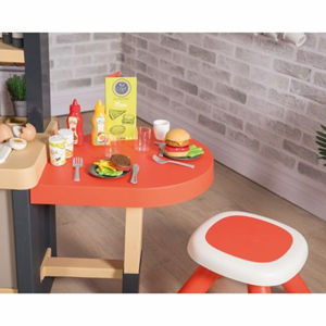 رستوران smoby مدل Chef Corner با قابلیت افزایش ارتفاع و 70 اکسسوری-اسباب بازی